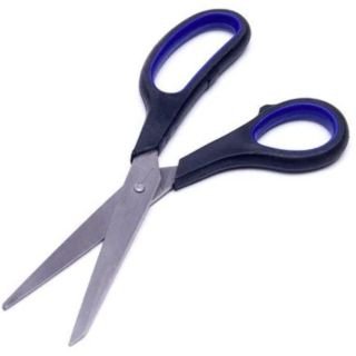 Šķēres 20cm NIROSTA melnas/zilas