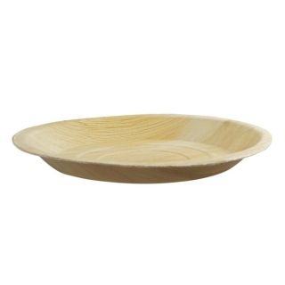 Šķīvji v/l, palmu lapu 25cm, 25.gb