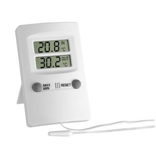 Indoor/outdoor digital thermometer 110x70x20mm 130g MIN/MAX