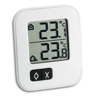 Thermometer indoor / outdoor 69x58x34mm, 70g ,MIN/MAX