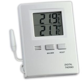 Thermometer indoor / outdoor 85x60x15mm 105g,digital, MIN / MAX