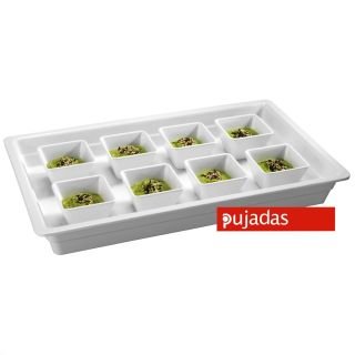 Trauks GN 1/1, 53x32.5cm, h-4cm, balts, melamīna