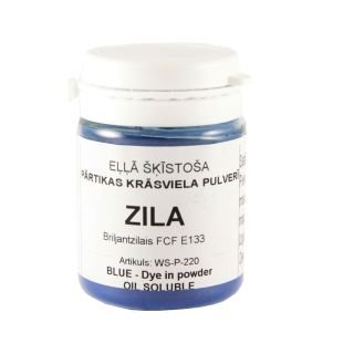 Zila krāsviela pulverveida 20g CHOCOLATE