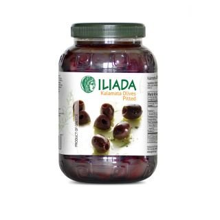 Olīvas Kalamata bez kauliņiem 1450g/800g