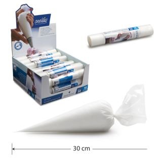 Konditorejas maisiņi vienreizējie 30x17cm 10gb,COMFORT WHITE