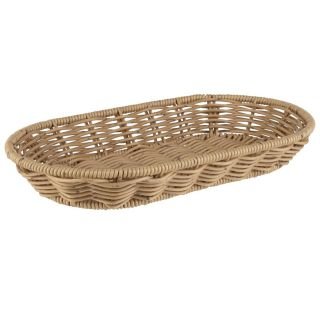 Groziņš 28x16cm h-4cm pīts, plastmasas, gaišs