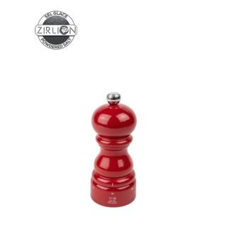 Sāls dzirnavas koka h-12cm PARIS sarkanas lakotas