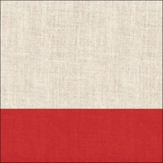 Salvetes 33cm 3-k. 20gb LINEN RED