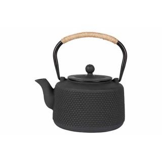 TEAPOT DARK GREY D15XH11CM CAST IRON