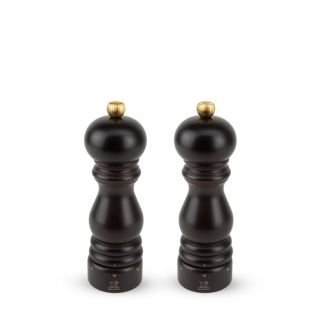 Piparu un sāls dzirnavas koka,tumšas, PARIS, h-18cm