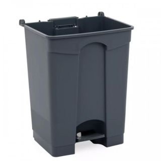 Atkritumu tvertne 68L PP bez vāka 50,01x41cm h-116,99cm pelēka