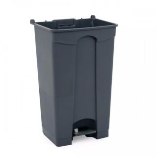 Atkritumu tvertne 87L PP bez vāka 50,01x41cm h-132,51cm pelēka