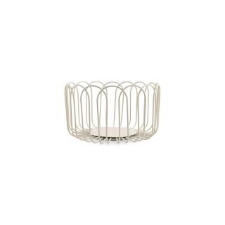 Wire basket 19xH10cm grey Flores
