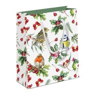 Gift bag Birds in winter