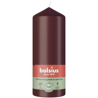 Svece cilindrs h-15cm ø5.8cm bordo