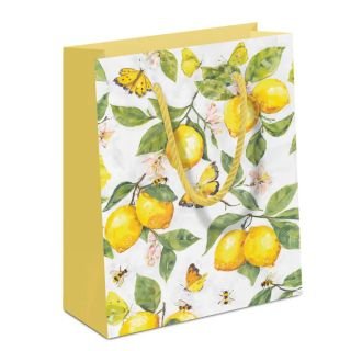 Dāvanu maisiņš 22.5x17x9cm FRESH LEMONS