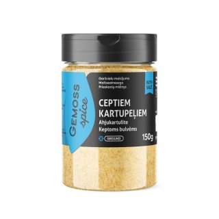 Gar&scaron;vielu maisījums ceptiem kartupeļiem, ar sāli 150g GEMOSS SPICE