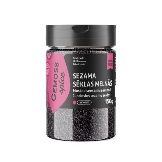 Sezama sēklas melnās 150g GEMOSS SPICE