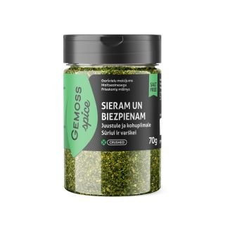 Gar&scaron;vielu maisījums sieram un biezpienam 70g GEMOSS SPICE
