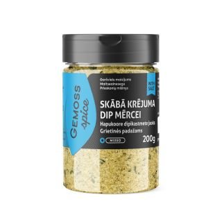 Gar&scaron;vielu maisījums skābā krējuma dip mērcēm, ar sāli 200g GEMOSS SPICE