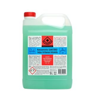 Koncentrēts SANITĀRO telpu tīrīšanas līdzeklis 5L