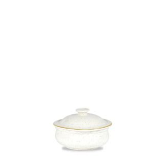 Trauks ar vāku ø14cm 430ml STONECAST WHITE