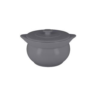 Trauks ar vāku ø 15cm h-9.5cm 1150ml CHEFS FUSION, pelēks