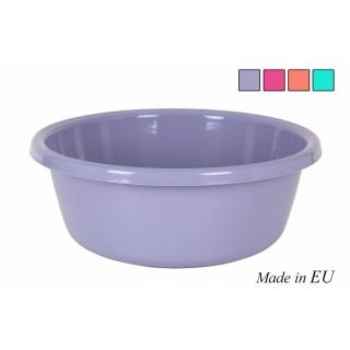 Bļoda plastmasas, ø36cm, 10L, asorti krāsas, ar malu