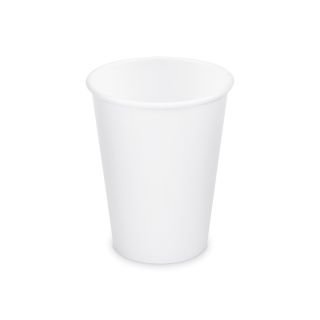 Glāzes v/l. papīra 420ml baltas 50gab (vāki 90 mm)