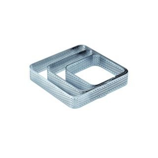 Forma KVADRĀTS 9x9cm, h-2cm, perforēts, n/t