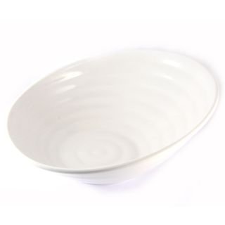 Bļoda slīpa Global 46x40x18.5cm 5.5L, balta, melamīna