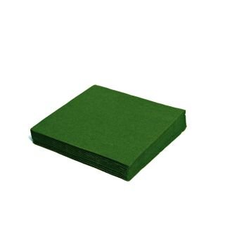 Salvetes 33cm 3-k. tumši zaļas 20gab