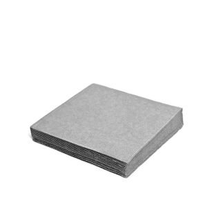 Napkins 3-ply, 33x33cm grey 20pcs