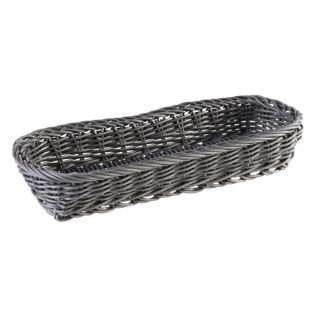 Groziņš galda piederumiem plm. 27x10cm h-4.5cm pelēks