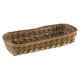 Groziņš galda piederumiem plm. 27x10cm h-4.5cm brūns