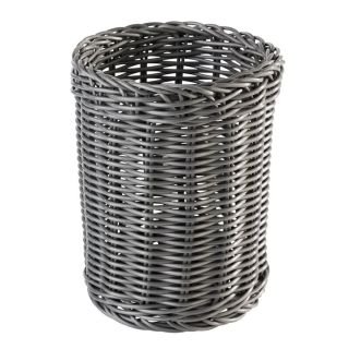 Groziņš galda piederumiem plm. ø12cm h-15cm pelēks