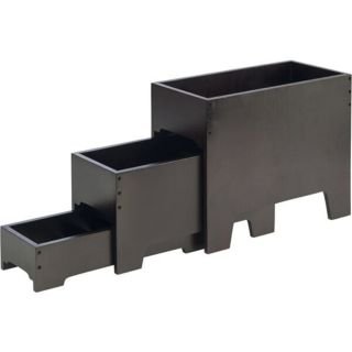 Stends koka 40x20 cm h-33cm 3 kastes