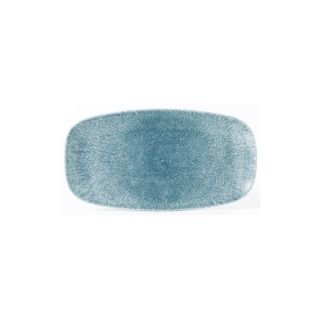 Šķīvis RAKU TOPAZ BLUE 20x12cm taisnstūra