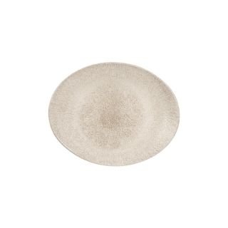 Šķīvis 27 x 22.9cm, ovāls RAKU AGATE GREY