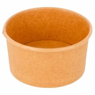 Papīra trauks saldējumam 90ml ø 7.2 h-4cm 50gab brūni NATURAL