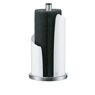 Virtuves dvieļa turētājs STELLA h-32cm ø 15cm balts