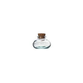 Burka ar vāku CALABAZA h-6cm, ø7cm, 90ml, caurspīdīga