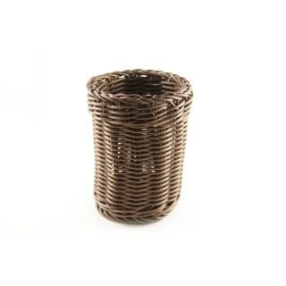 Groziņš galda piederumiem plm. ø12cm h-15cm brūns