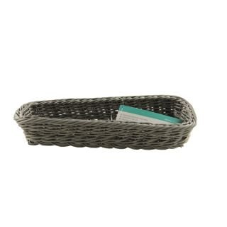 Groziņš galda piederumiem plm. 27x10cm h-4.5cm pelēks
