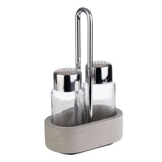 Menāža ELEMENT sāls+piparu trauki 10x6cm, h17cm, betona