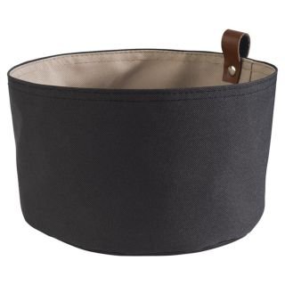 Grozs maizei auduma ø20cm h-13.5cm melns