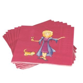 Napkins 33cm 3-ply 20 pcs PRINCESS pink