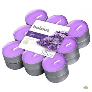 Tējas sveces arom. 18gab LAVANDA 4h