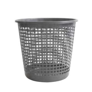 Papīrgrozs PP ø27cm h-25.5cm pelēks/melns