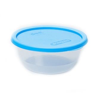 Trauks produktiem ø20cm 1.6L PP ar vāku zilu SPEC